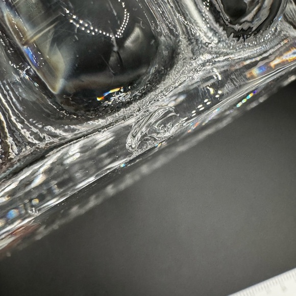 1970s Orrefors Princess Cut Swedish Crystal Glass Dish - Picture 13 of 17